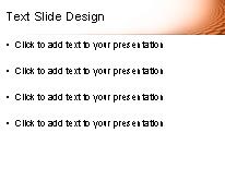 Abc Orange Bar PowerPoint Template text slide design